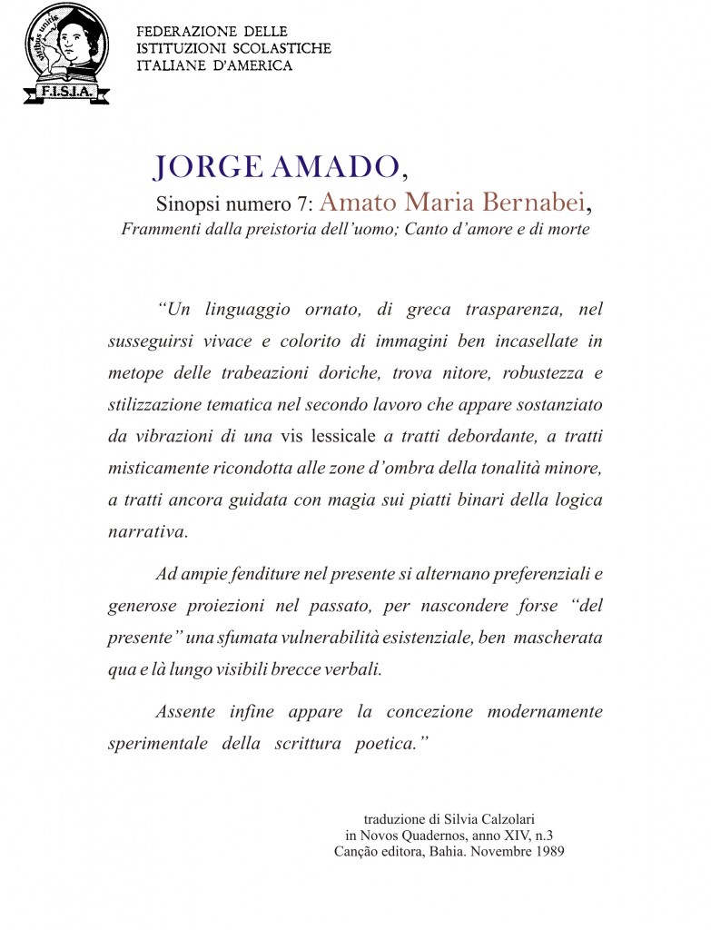 Recensione di Jorge Amado Sinopsi